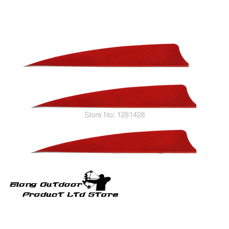 Красный 4 &quotлевый перо индейки Щит назад для DIY Деревянные углеродного