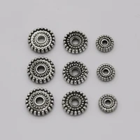 100pcslot 681012mm alloy wheel spacer beads diy alloy jewelry accessories for bracelets making round loose alloy bead