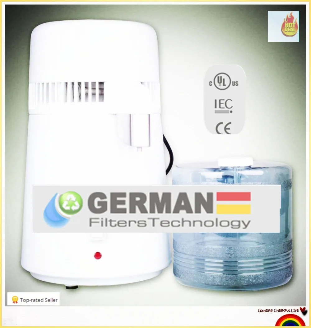 Новинка 2019 лидер продаж аппарат для дистиллированной воды с потайной крышкой из