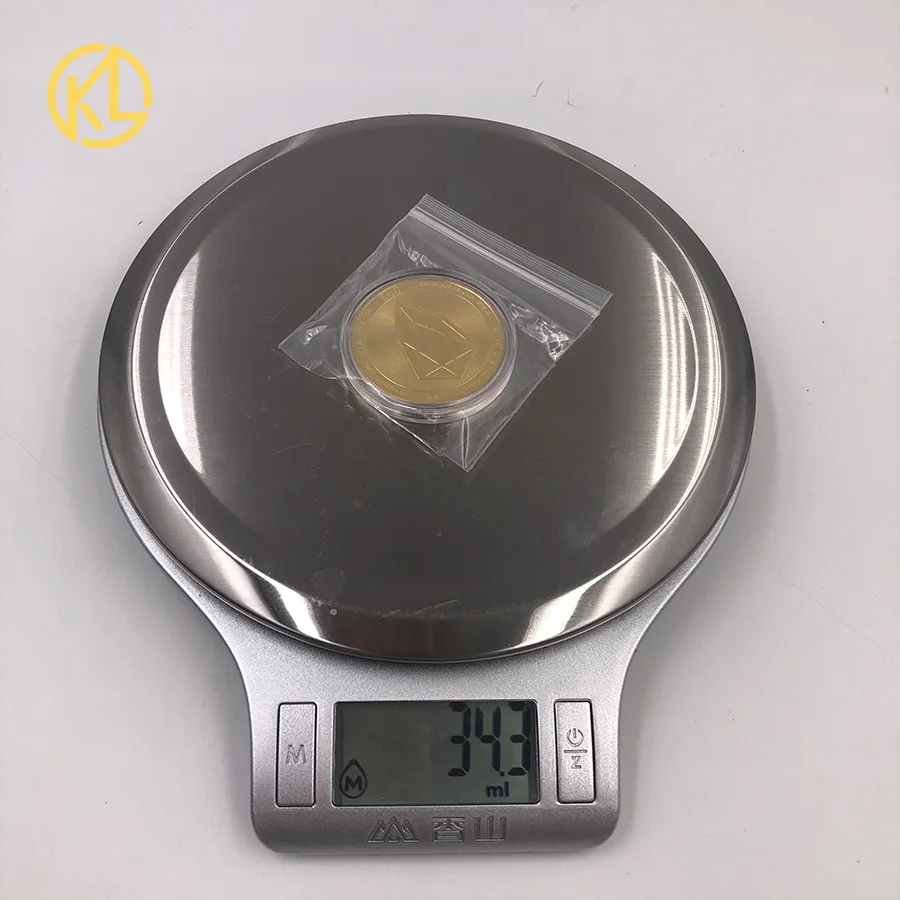 1 шт. сувенирные круглые монеты Ripple Dash крылатунь EOS для