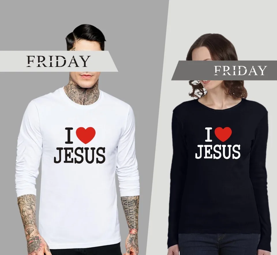 I Love Jesus Christian футболка с длинным рукавом для мужчин смешная черная модная футболка мужская брендовая Повседневная Высококачественная Футболка мужская хлопок 4XL