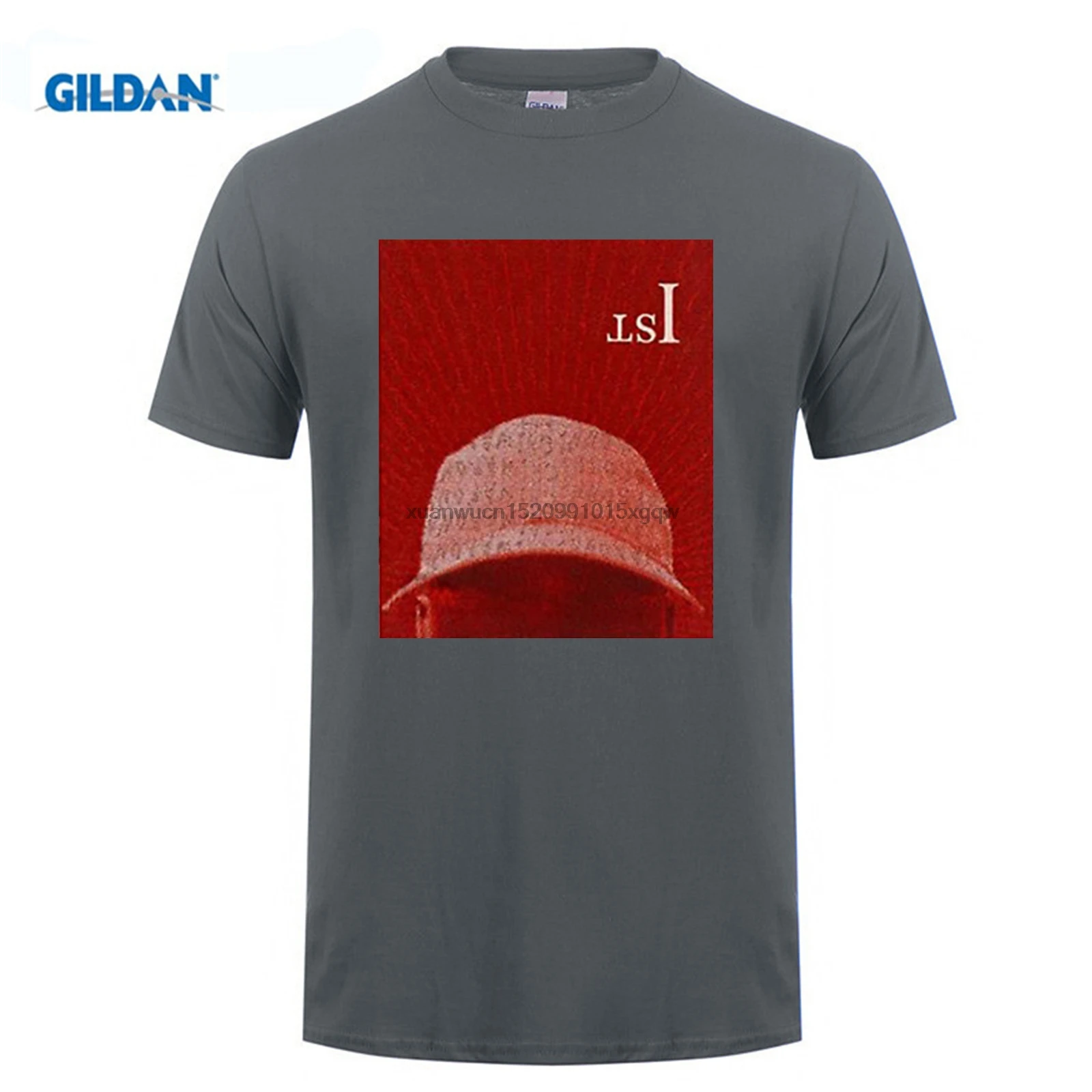 GILDAN t-shirt Gray men Skepta Konnichiwa Stamp Streetwear Short-Sleeved Clothing big sizes Round Collar Lover cotton | Мужская одежда