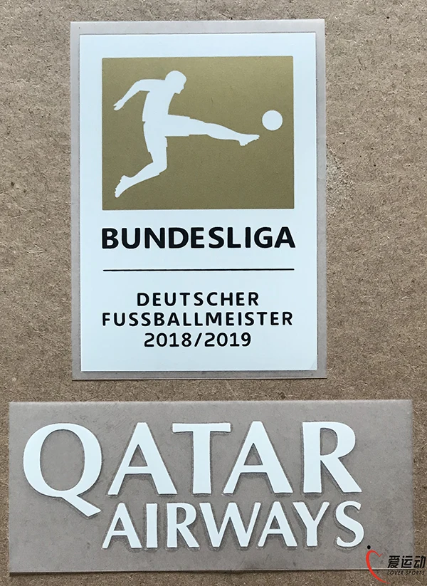 2019-20 бандеслига Чемпион патч + спонсор 2018-2019 DEUTSCHER fussbalmeister 2018/2019 левый | Дом и сад
