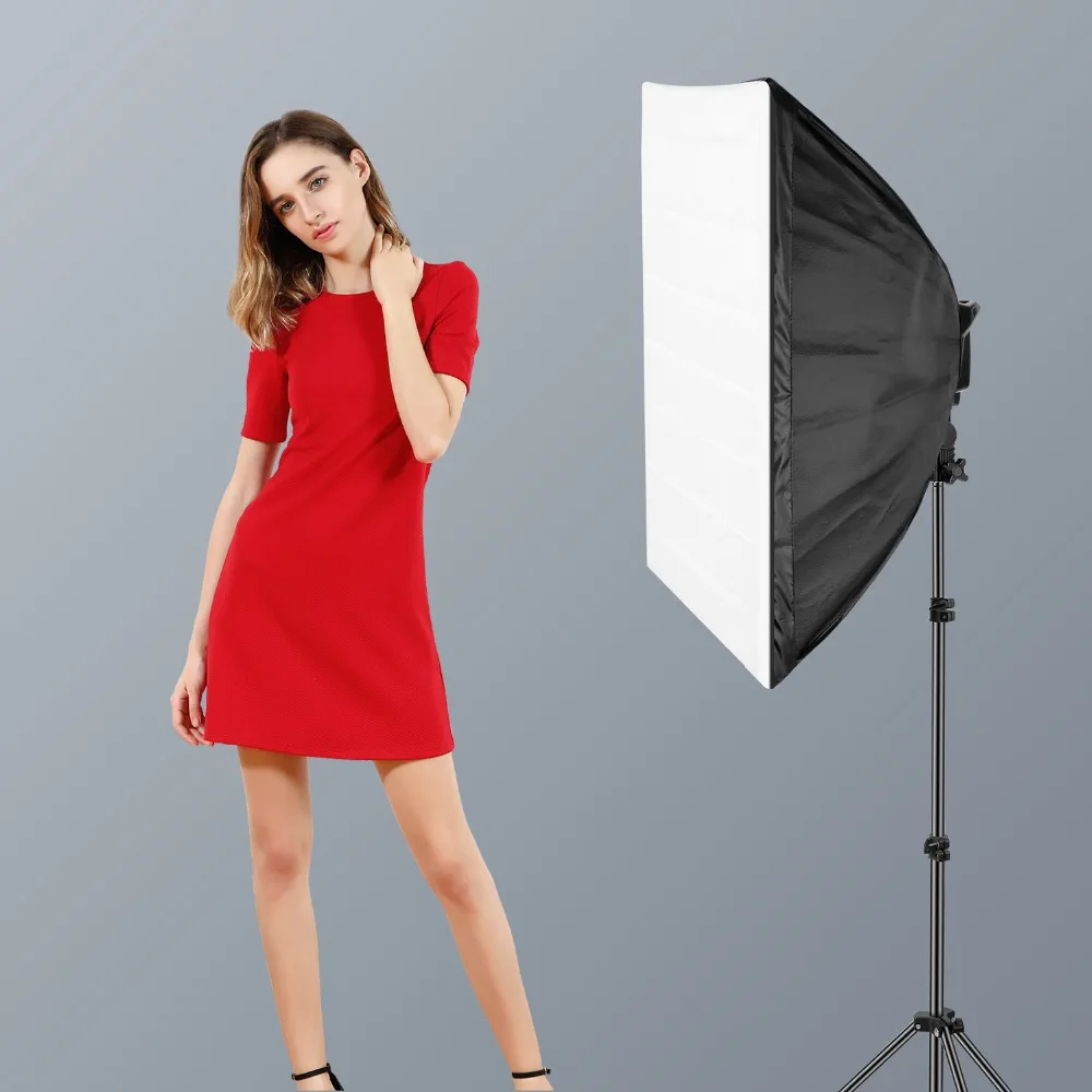 Neewer 1000W Фотостудия Освещение софтбокс комплект :( 1) 20x27 5 дюймов (1) держатель