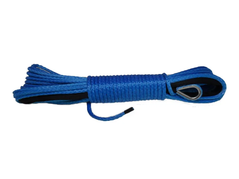 

Blue 4mm*15m Synthetic Rope with Sheath,Off Road Rope,ATV Winch Line,Tow Rope Car