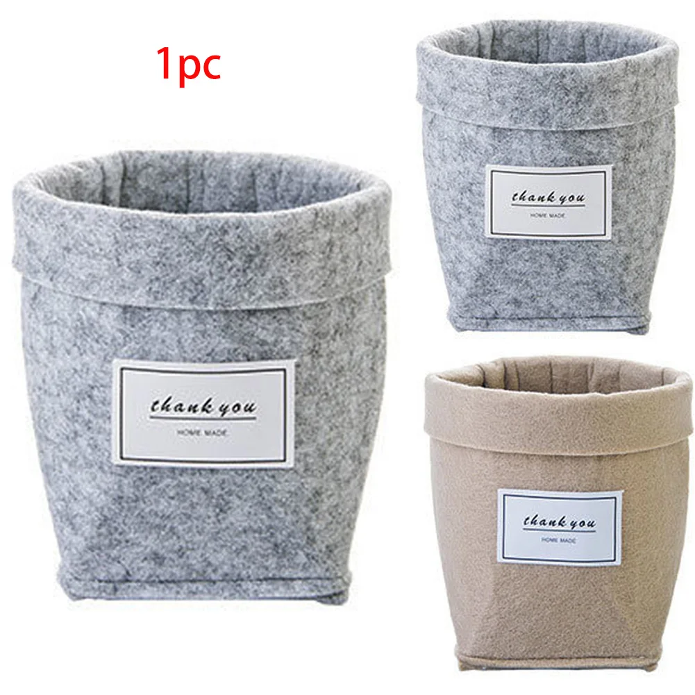 Desktop Plants Home Decorations Grow Bag Garden Supplies Felt Fleshy Thicken Flower Basket Vintage | Дом и сад