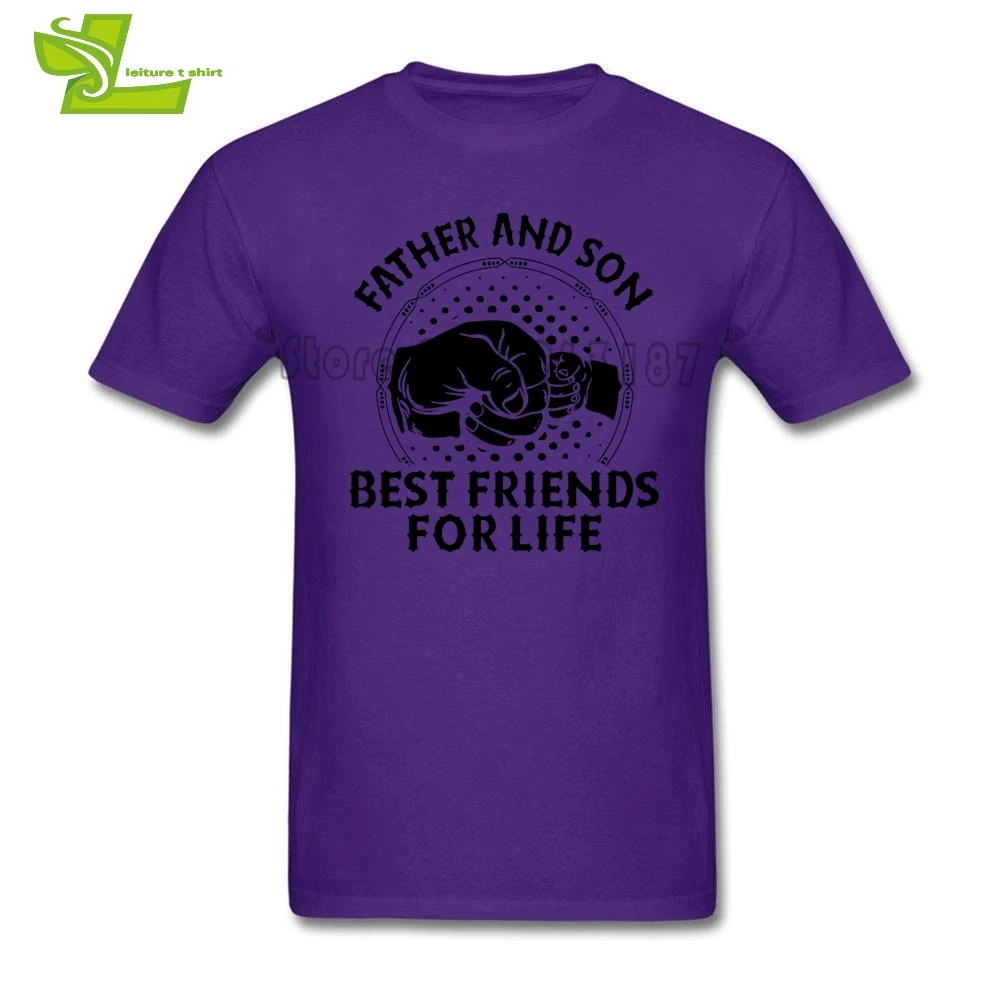 Футболка для папы и сына с надписью Best Friends For Life Мужские Простые футболки