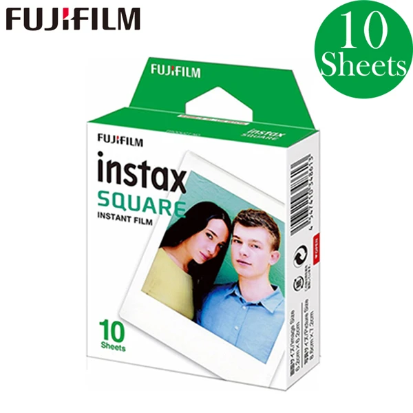 10 sheets 10-100 листов Fujifilm Instax квадратная мгновенная белая черная рамка пленка для Fuji SQ10 SQ6 Share SP-3 принтер фотокамера - Цвет: 10 sheets