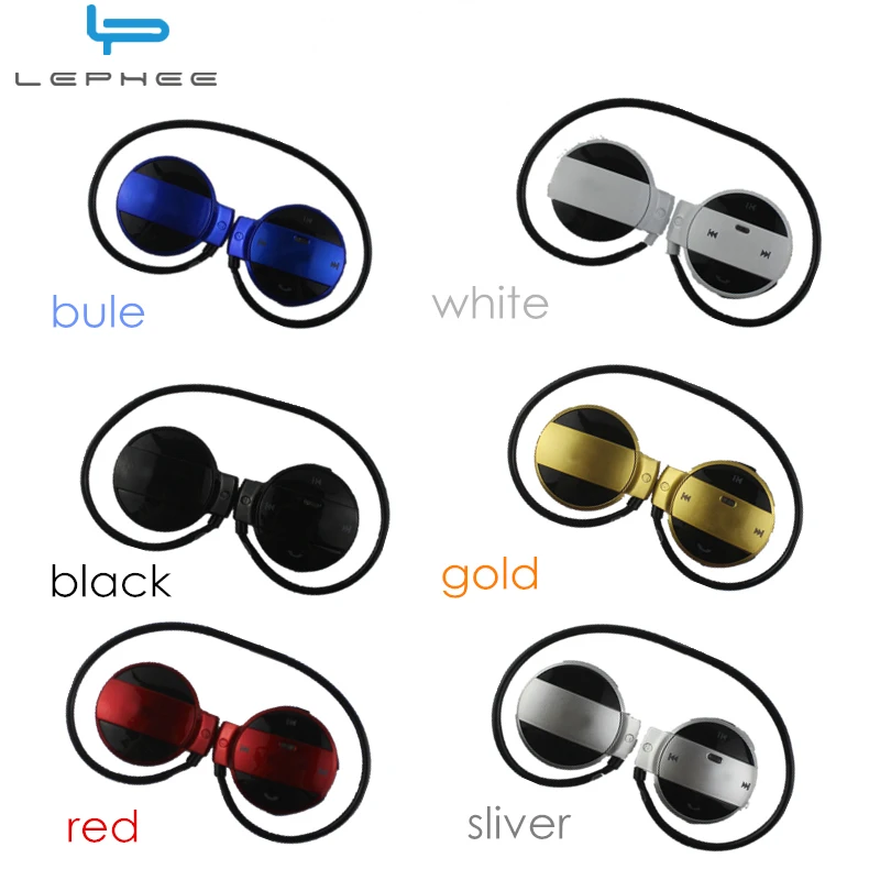 Lephee мини 501 Беспроводной Bluetooth гарнитура Спорт запуск шейным наушники для iPhone Samsung