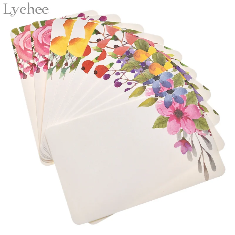 Lychee Life 50 шт. ручная работа цветочное сообщение искусственные поздравительные