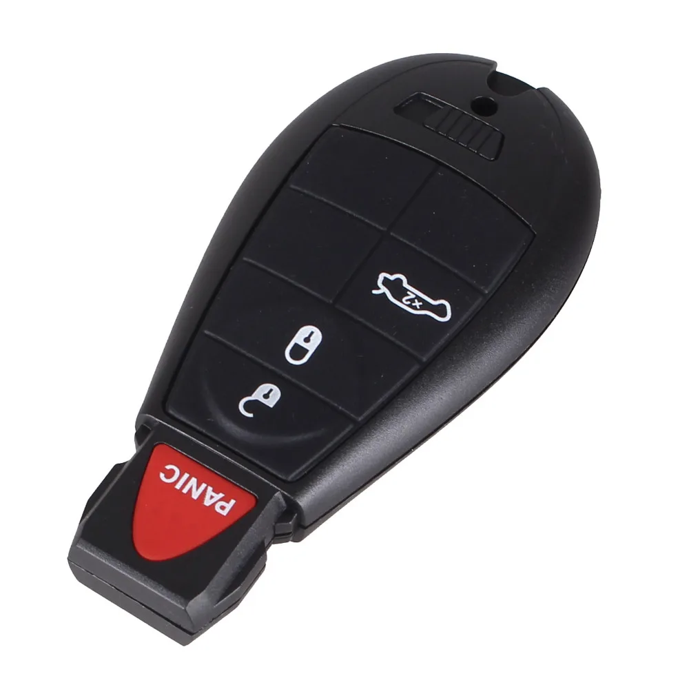 KEYYOU 3+ 1 Panic 4 кнопки умный дистанционный брелок для ключа автомобиля для Dodge Charger Magnum Challenger, Chrysler 300 2008-2012