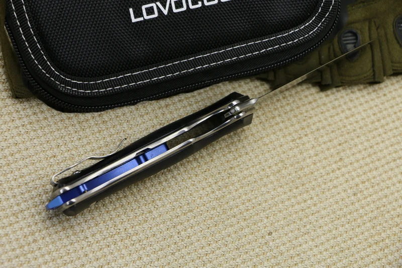 LOVOCOO RK1509 D2 лезвие G10+ стальная ручка Флиппер Складной нож Открытый Отдых Охота выживания карманные Фруктовые Ножи EDC инструменты
