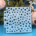 Новинка, трафареты в горошек для самостоятельной сборки, 13 см, настенная живопись, фотография, фотография, шаблон