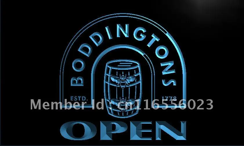 LA662 Boddingtons Пиво открытый бар светодиодный неосветильник свет вывеска домашний