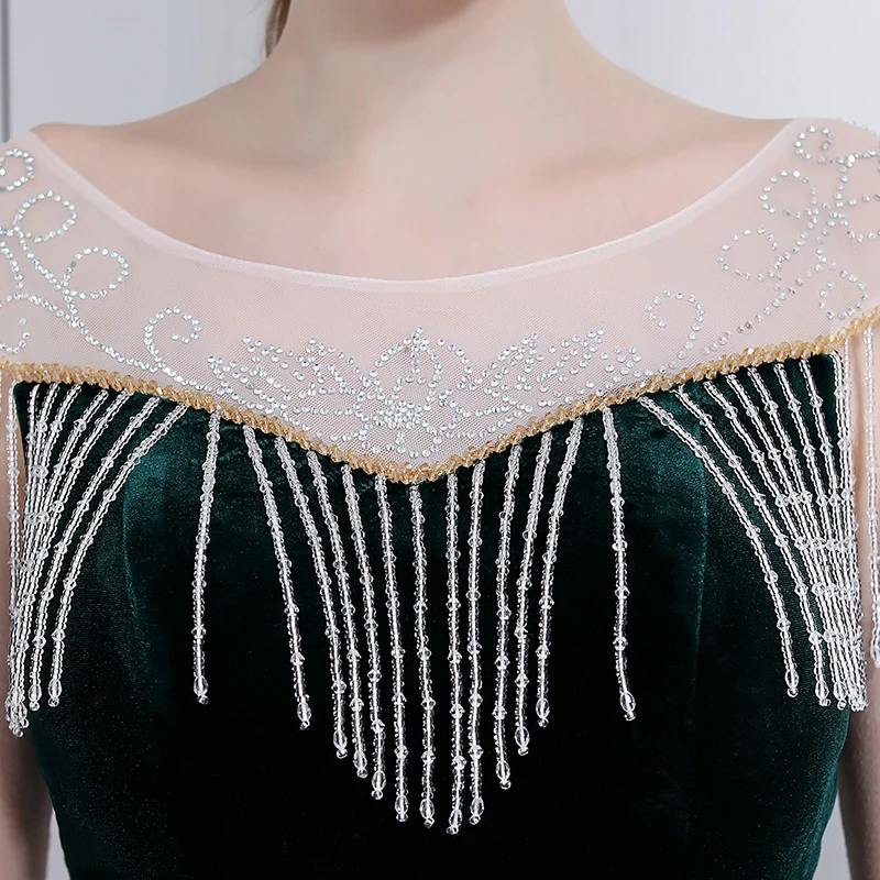 Вечернее платье длиной до пола сексуальное коктейльное с открытой спиной и