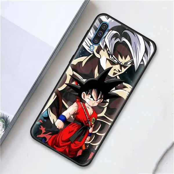 014 Мягкий чехол для телефона Goku Dragon Ball Z Super Saiya s для samsung Galaxy A10 A20 A30 A40 A50 A70 A6 A7 A8 Plus A9 M30 M20 черный чехол C - Цвет: 014