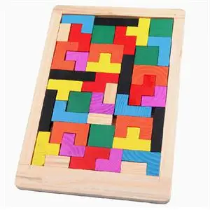 Игровая консоль тетрис Развивающие детские доска для головоломки игрушки