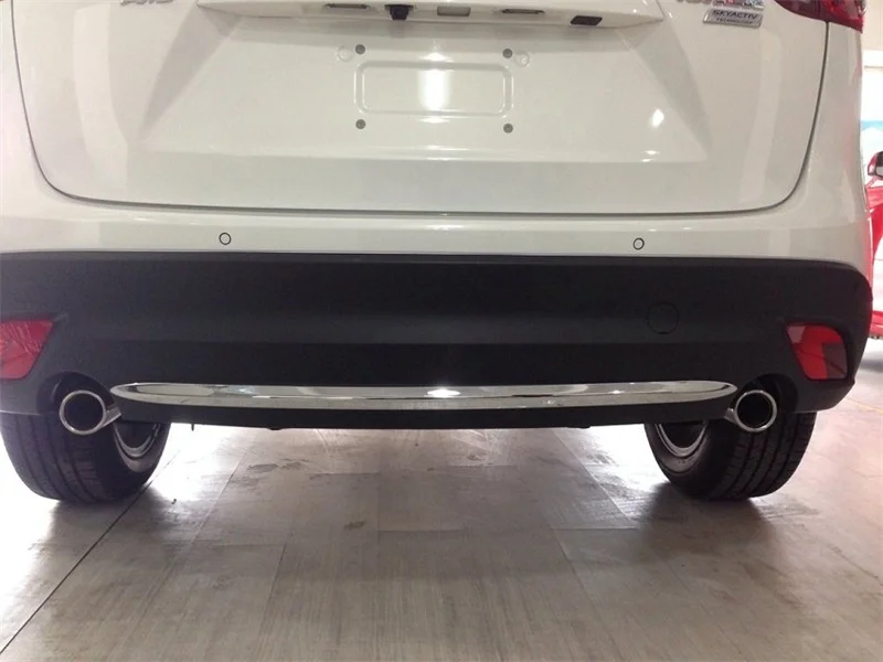 Abaiwai ABS хромированный задний бампер крышка отделка кузова украшение для Mazda CX-5 CX5 CX