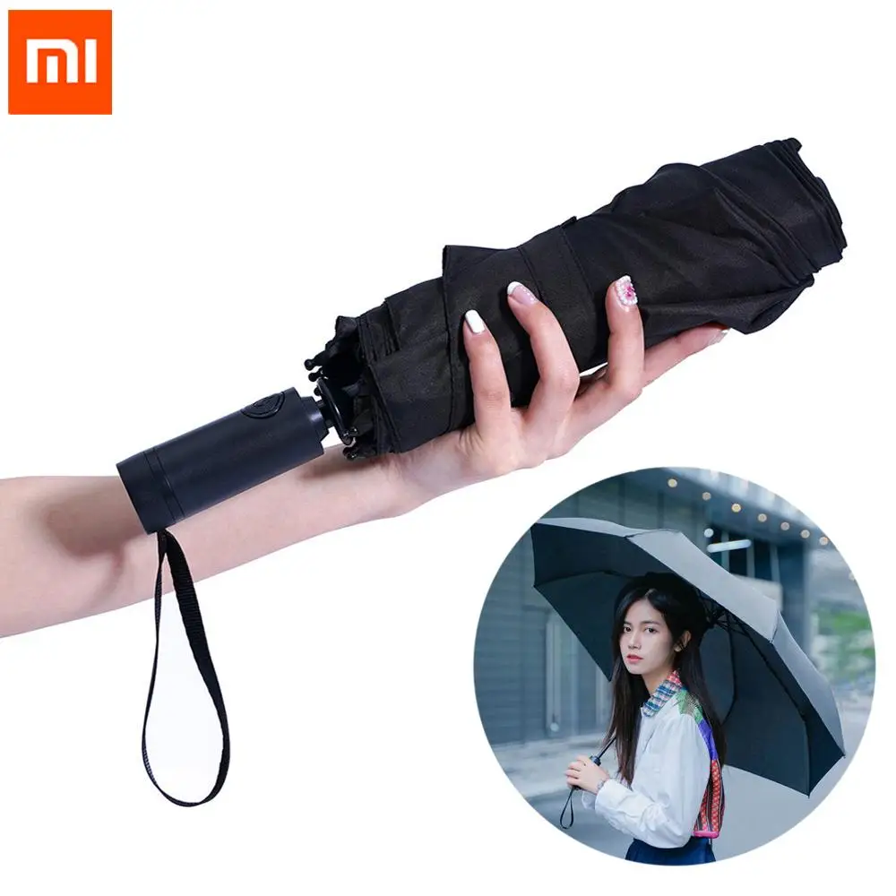 Новый Xiaomi Mijia мужской женский WD1 автоматический дождливый Зонт Солнечный