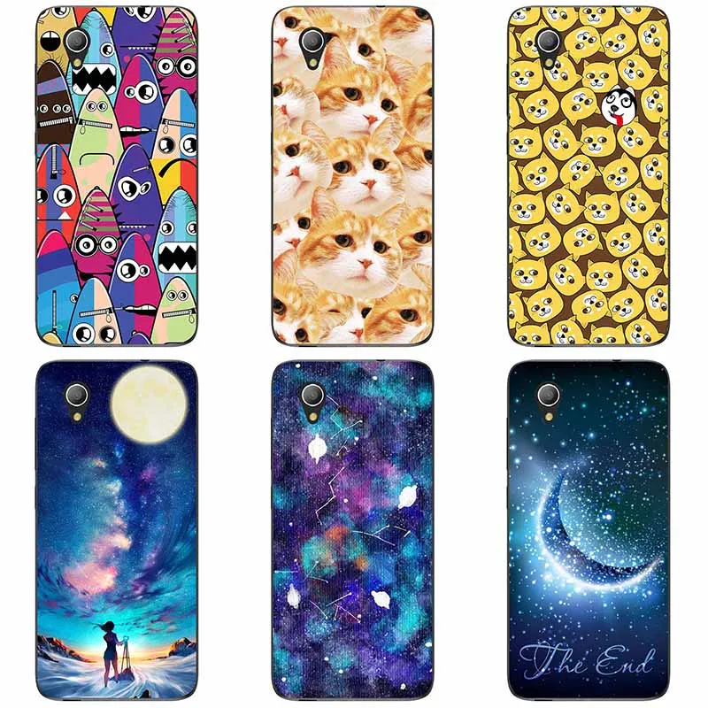 For Alcatel 1 5033D Case Soft Silicone Back Cover Painting Abstract TPU Coque Cases Patterned Shell |