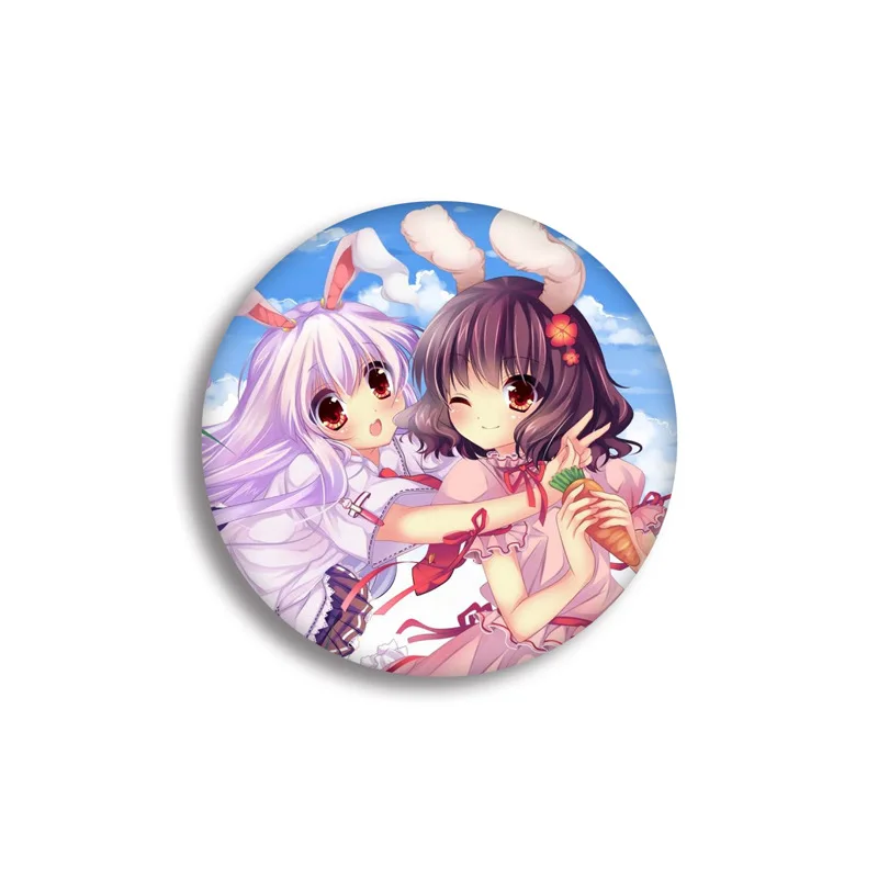 Аниме Touhou проект значок косплея японский мультфильм проект Shrine Maiden металлическая фигурка Konpaku Youmu броши на булавке - Цвет: 5
