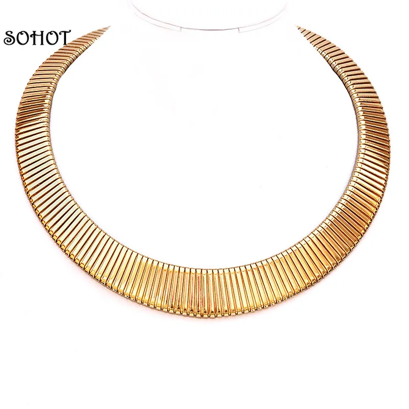 SOHOT модная богемная массивная Геометрическая круглая крученая ожерелье Чокеры