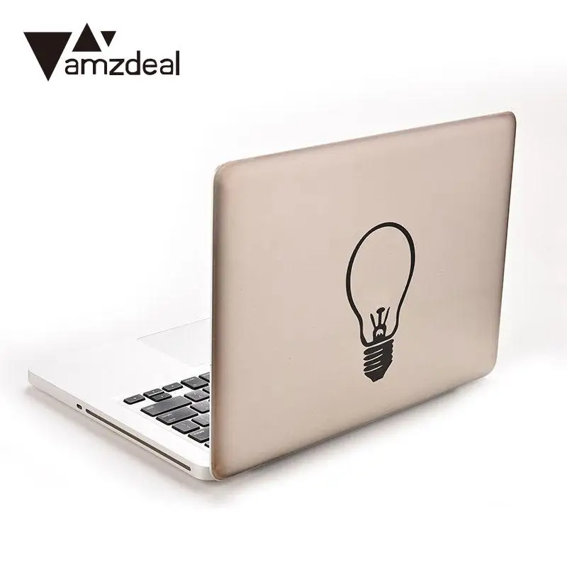 Amzdeal общая черная ПВХ декоративная переводная Наклейка для MacBook сок Светильник