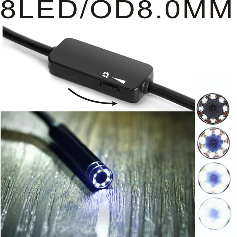 Antscope Wi Fi эндоскоп Камера Android 720 P Iphone бороскоп жесткие трубки Водонепроницаемый