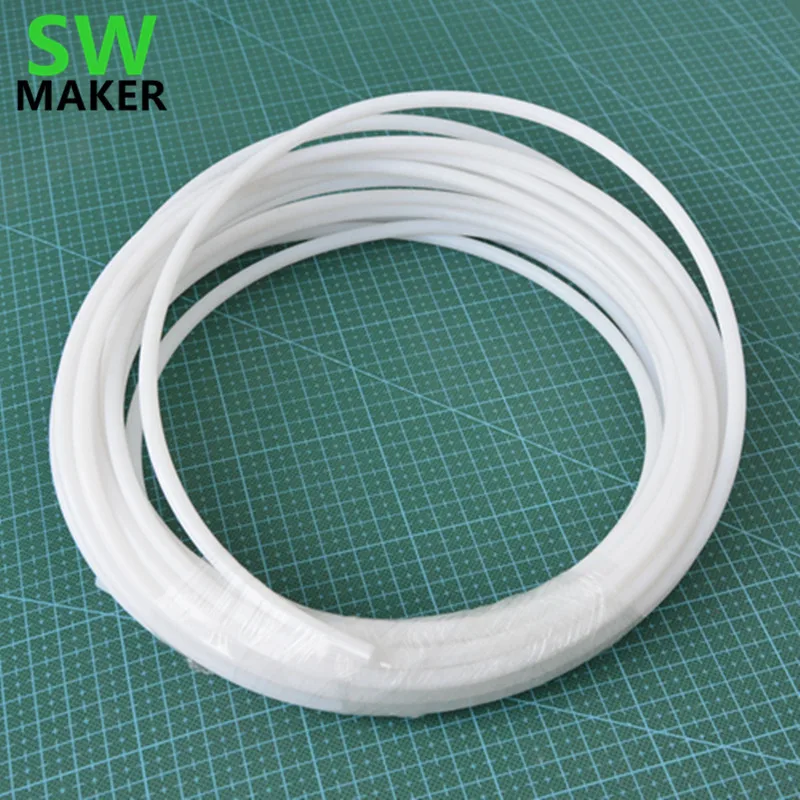 1 метр ПТФЭ трубка белый Устойчивый к высоким температурам 4*6 мм/2*3 мм/2*4 мм метров
