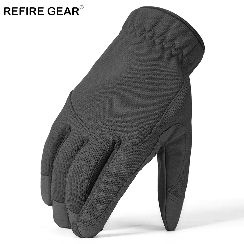 Мужские тактические перчатки ReFire Gear камуфляжные уличные для страйкбола