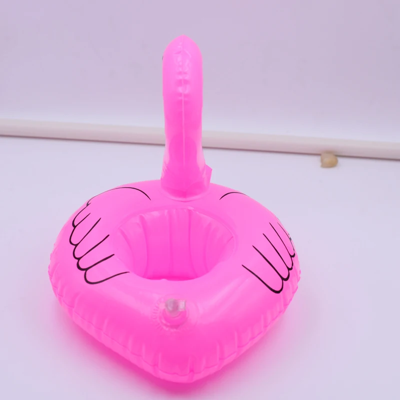 10 шт. плавающая надувная игрушка фламинго держатель для напитков подставка