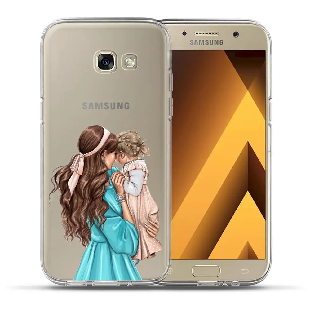 Для мам и детей, девочек бампер печати чехол для samsung Galaxy A50 A30 A70 A40 A10 A20 A60 A70 A6 A8 плюс A7 A9 Мягкий силиконовый чехол из ТПУ - Цвет: 6125