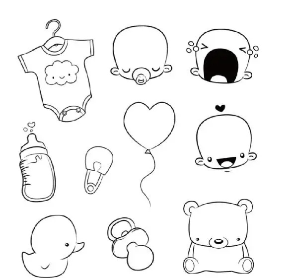 Baby Transparent Clear Silicone Stamp/Seal for DIY scrapbooking/photo album Decorative clear stamp A1354 | Дом и сад