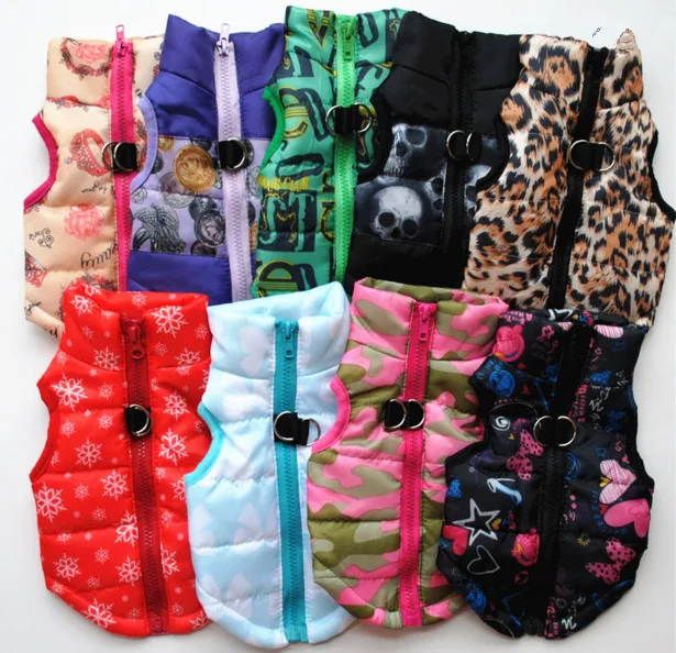 Warm Dog Clothes Windproof Pet Coat Jacket Puppy Padded Vest Clothing Winter Supplie | Дом и сад