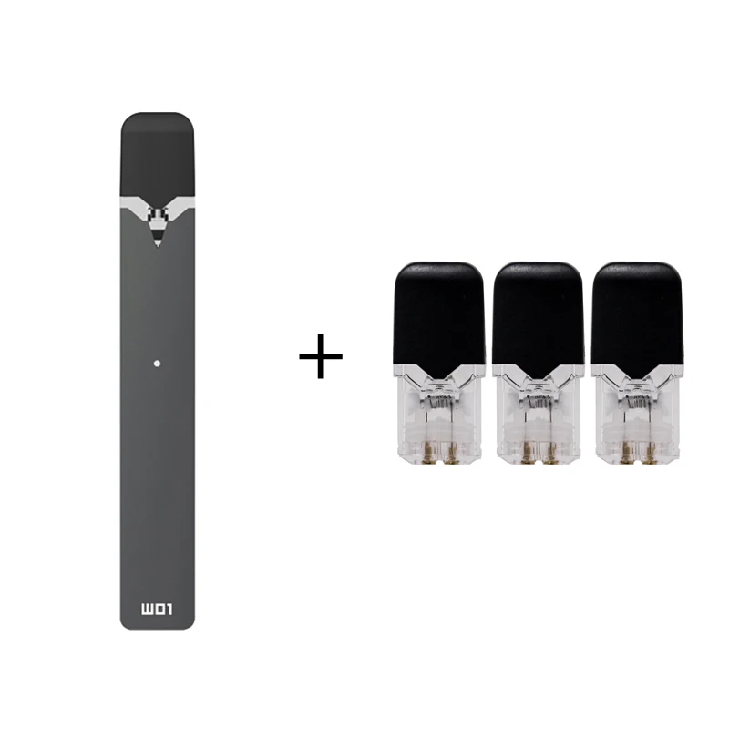 grey with 3pcs pod Оригинальная электронная сигарета OVNS W01 Pod испаритель 280 мАч батарея 0,7 мл Pod картриджи Pod Vape ручка Vape комплект VS minifit комплект - Цвет: grey with 3pcs pod