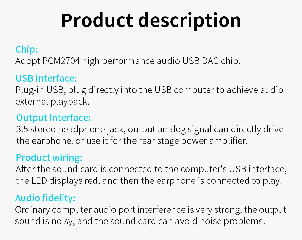 VHM-305 PCM2704 Mini USB аудио DAC декодер плата драйвер модуль для портативных ПК hifi усилитель A7-018
