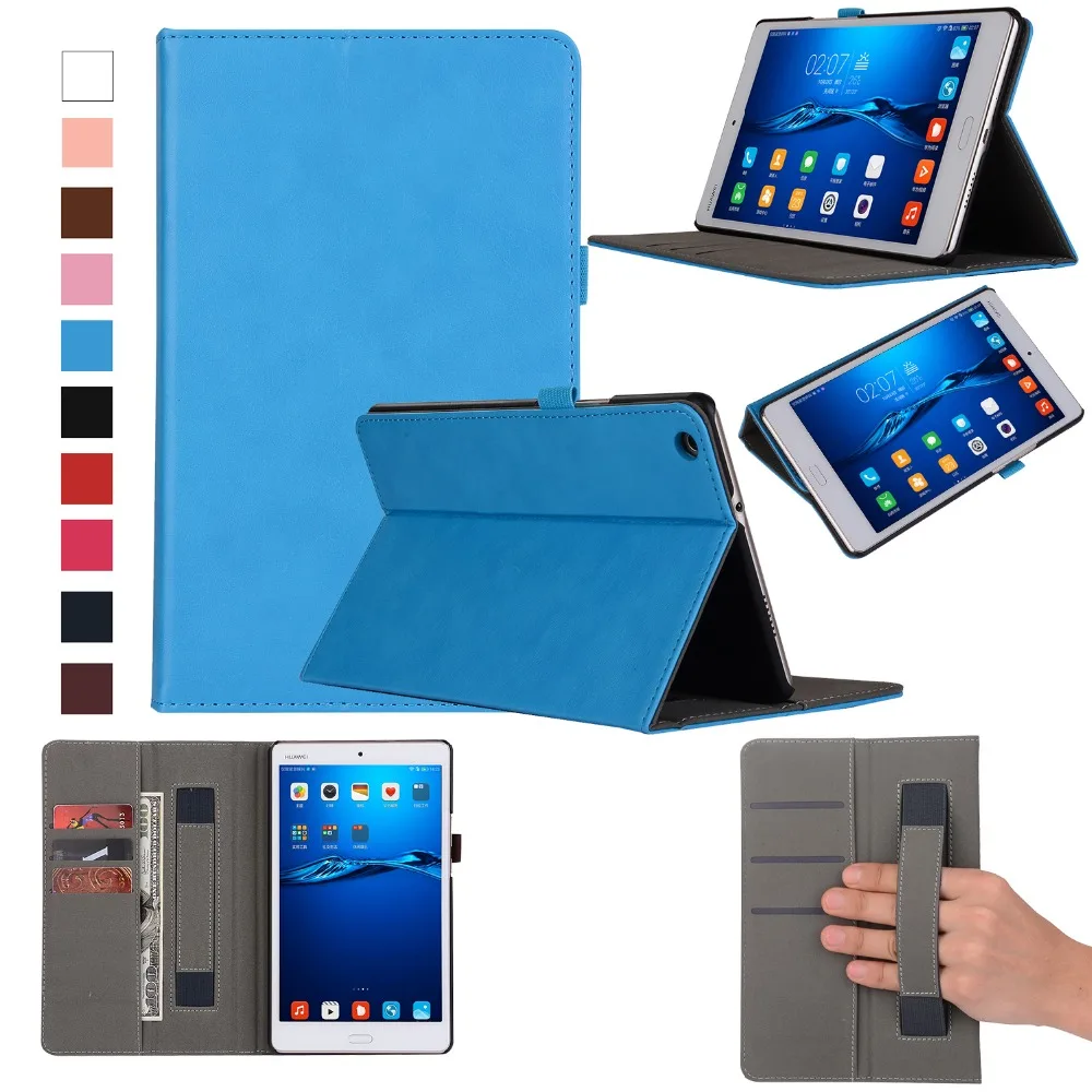 Для Huawei Mediapad M3 Youth Lite 8 CPN-W09 &quotвысокое качество воловья кожа PU держатель для Карт