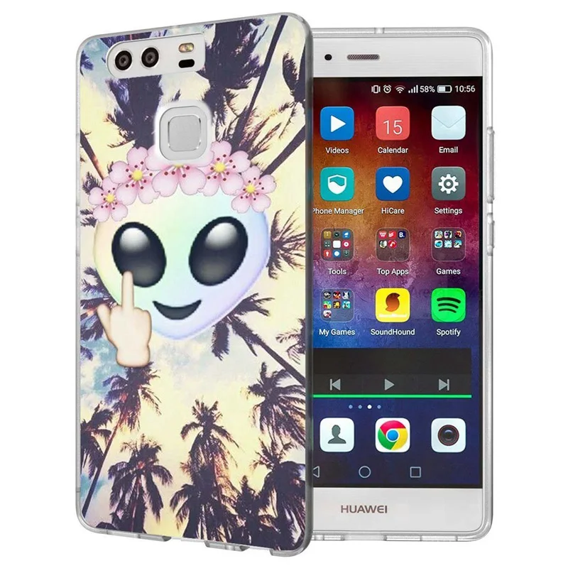 Для Huawei P9lite/P8 Lite 2016 2017 Y5 II 2 Y5ii/Y6 Compact/Honor 5A LYO-L21 Мягкий ТПУ силиконовый прозрачный
