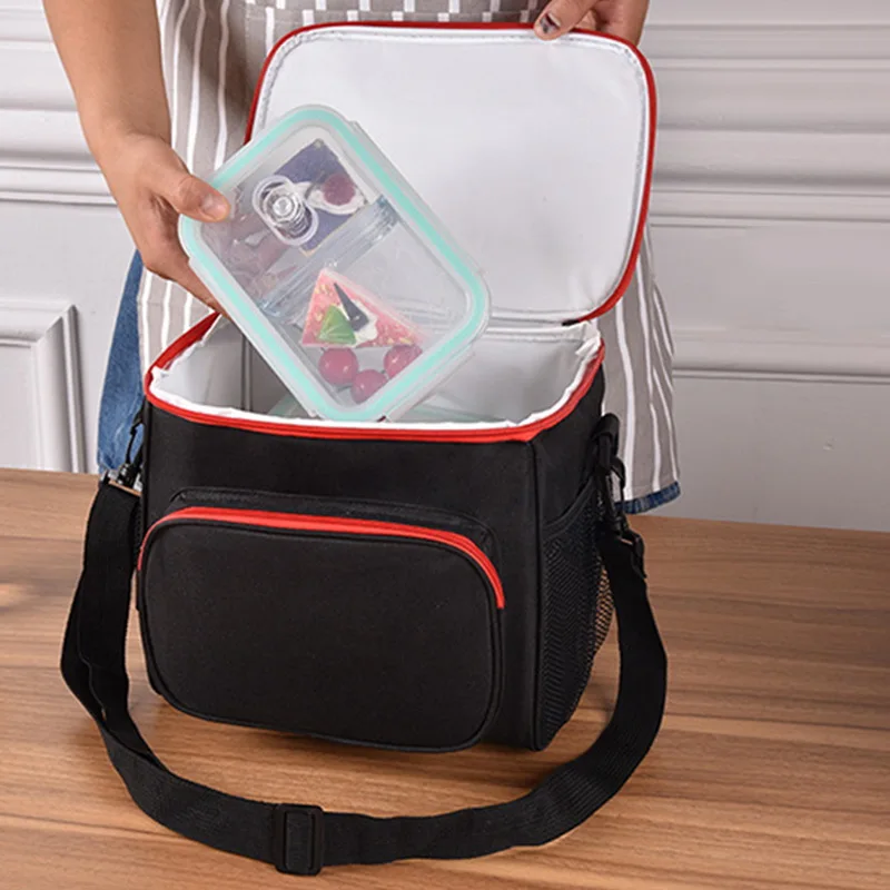 MoneRffi Men Women Tote with Shoulder Strap Lunch Bag Waterproof Food Picnic Portable Insulated Cooler Bags | Багаж и сумки