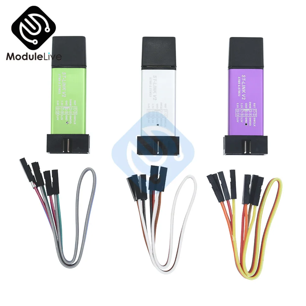ST LINK Stlink Link V2 Mini STM8STM32 симулятор загрузки программирования с крышкой|Детали и