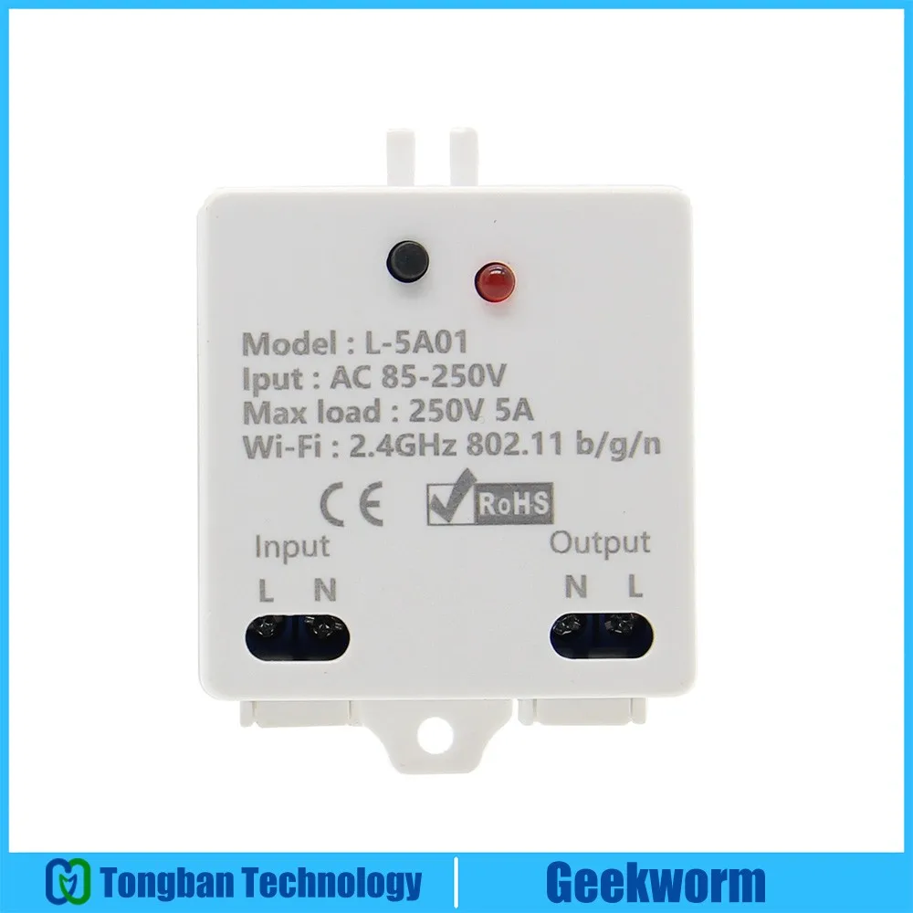 1 CH AC 85 250 В 5A WiFi переключатель DIY eWeLink удаленный свет/лампа умный дом автоматизация
