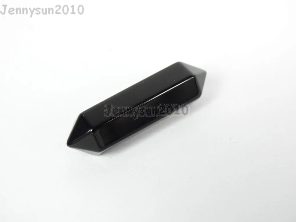 

Natural Onyx Gems stone Hexagonal Pointed Reiki Chakra Raw Wand Pendant Beads Necklace Jewelry 20Pcs/Pack