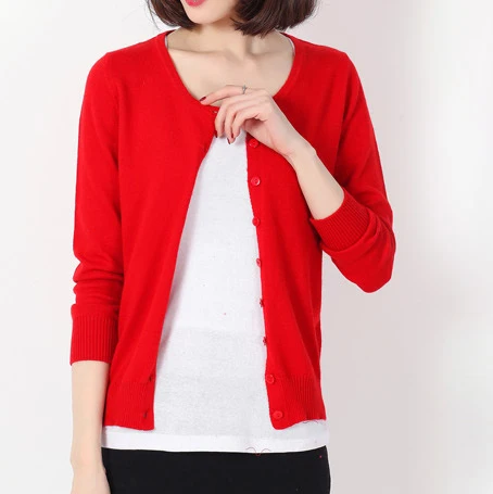 New Arrival High Fashion pure cashmere Blend sweater women cardigans basic top selling free shipping TFP621 |