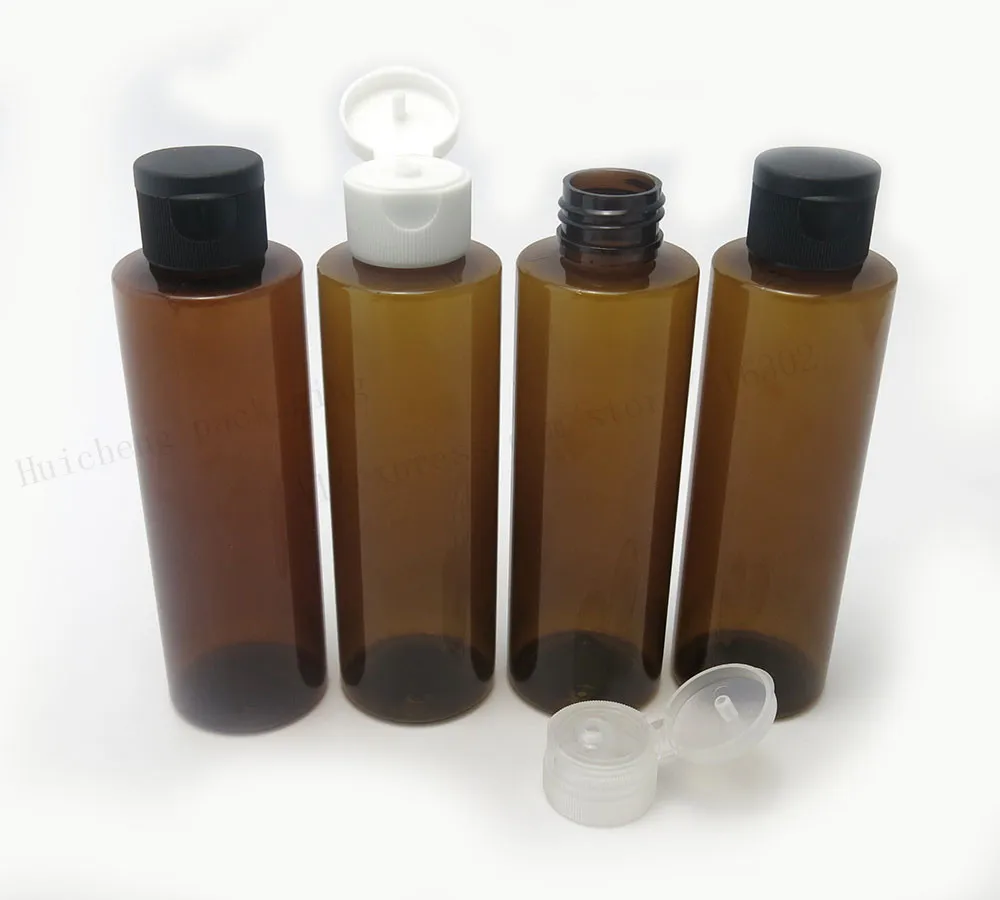 30 X 150ml Amber PET shampoo Cream bottle 150cc plastic cosmetic container 5oz Make up Container packaging | Красота и здоровье