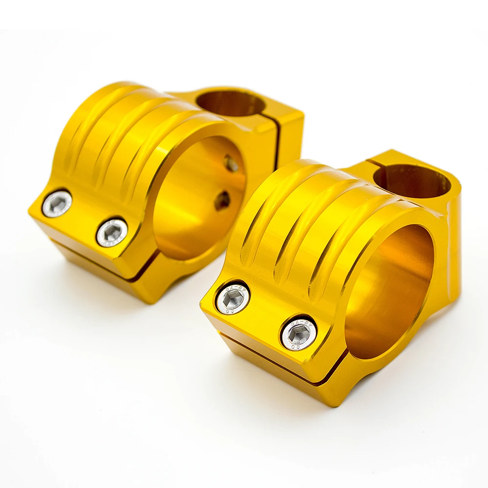 Золотой 31 мм 55 CNC 7/8 &quot22 зажим для руля на руль мотоциклов головках 33 35 36 41 43 46 51