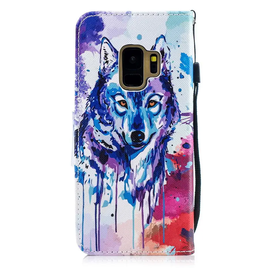 Кожаный чехол-книжка чехол для samsung Galaxy S10 S10e S6 S7 S9 S8 плюс край A3 A5 A7 A8 J3 J5 J7 Note9 бумажник чехол для телефона
