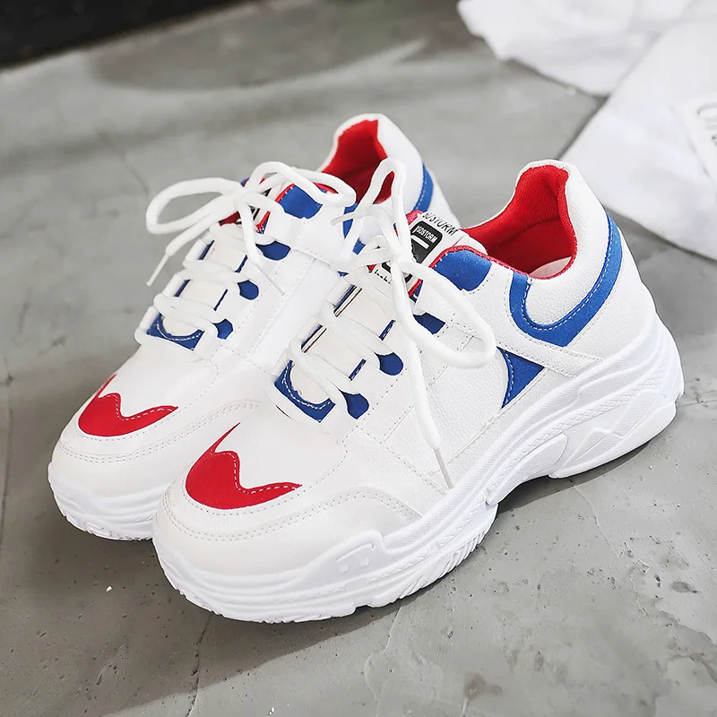 Женская Повседневная обувь 2019 г. сетчатая женская на плоской платформе со