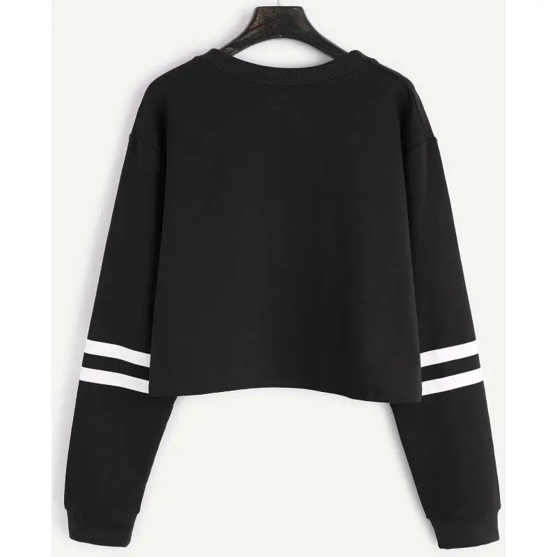 Женский свитер короткий милый с надписью|women hodies|crop sweatshirtsweatshirt tops |