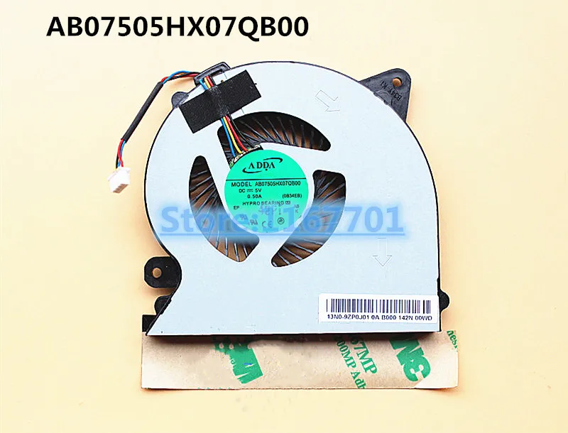 

New Original Laptop/Notebook CPU Cooling Fan For Gigabyte U2440 Akoya S4216 13N0-9ZP0J01 AB07505HX07QB00 0B34EB