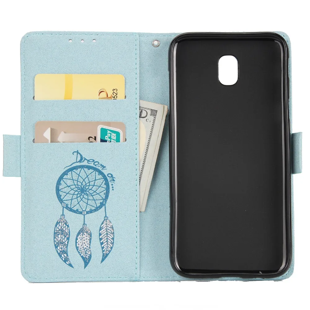Роскошный Ловец снов чехол для Samsung J3 J5 J7 2016 2017 кошелек телефона откидная крышка